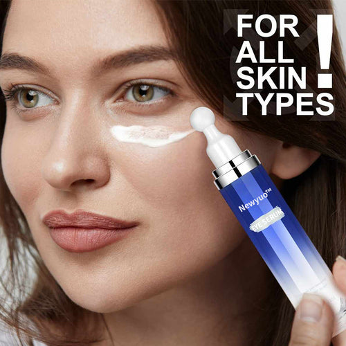 Newyuo™ Eye Serum with Caffeine & Retinol Hyaluronic Acid for Puffy Eye Bags, Fine Lines & Dark Circles