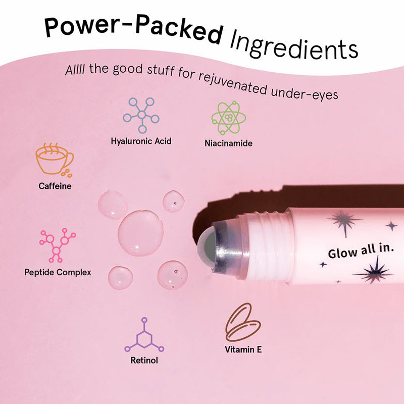 Newyuo™ De-Puffing Eye Roller, Eye Serum for Puffiness, Fine lines & Dark Circles