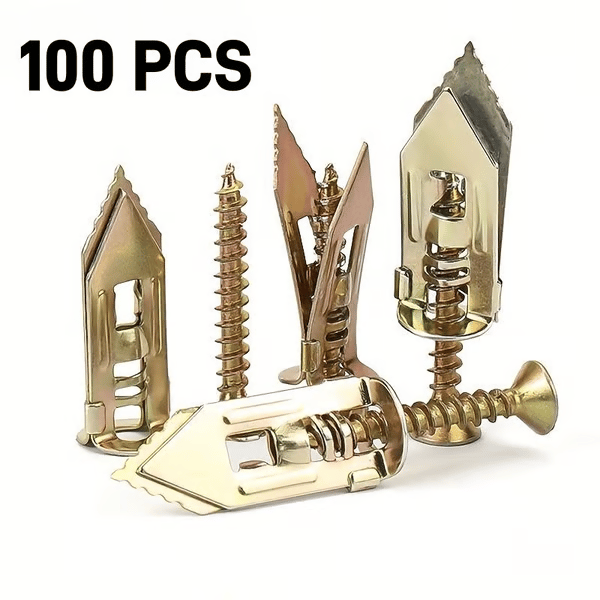 🔩QIAWI™-40PCS Self-Drilling Drywall Anchors and Screws Kit