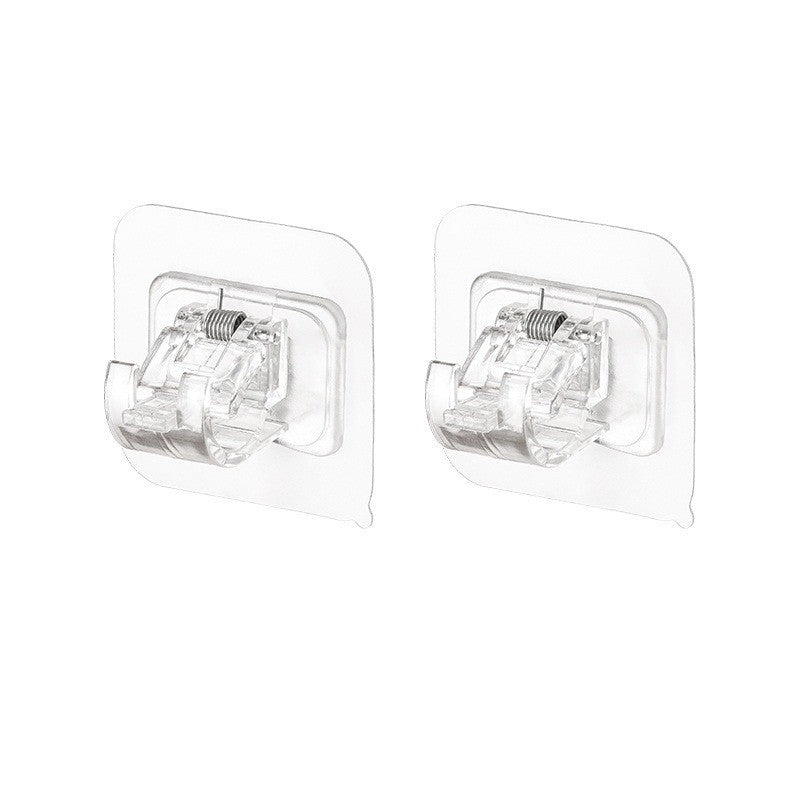Nail-Free Adjustable Curtain Rod Holders(Set of 2)