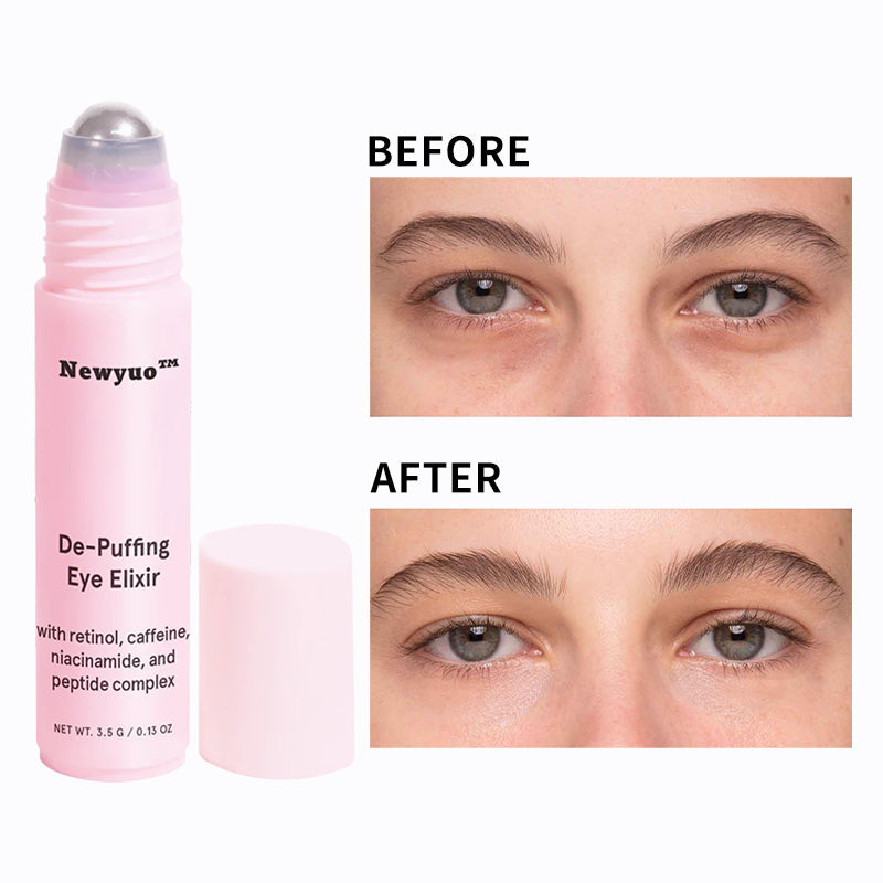 Newyuo™ De-Puffing Eye Roller, Eye Serum for Puffiness, Fine lines & Dark Circles