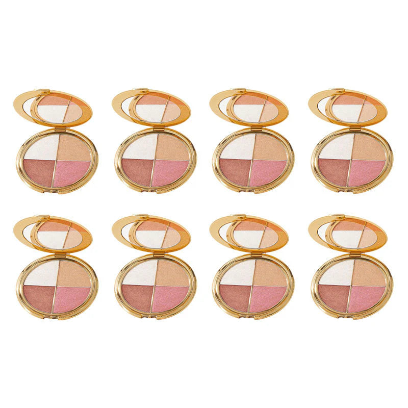 🌺Last 3 hours 60% off⏰eye & cheek palette - eyeshadow and highlighter makeup (with Detachable Brush)