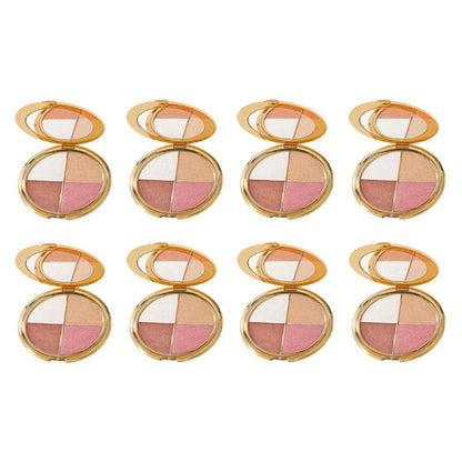 🌺Last 3 hours 60% off⏰eye & cheek palette - eyeshadow and highlighter makeup (with Detachable Brush)