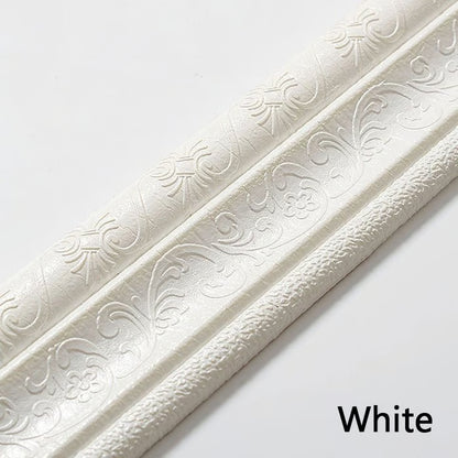 Adhesive Environmental Protection 3D Wall Edging Strip (7.55 FEET/ROLL)