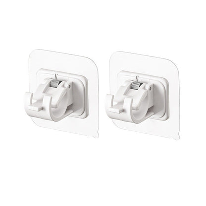 Nail-Free Adjustable Curtain Rod Holders(Set of 2)