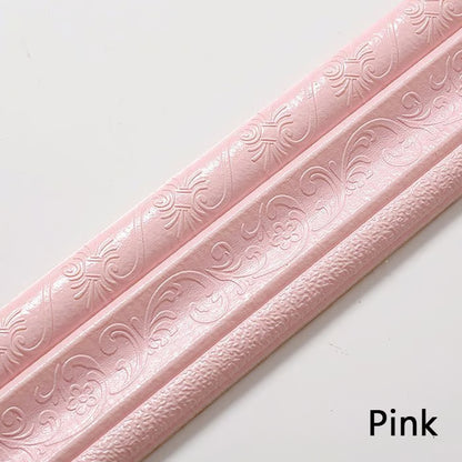 Adhesive Environmental Protection 3D Wall Edging Strip (7.55 FEET/ROLL)