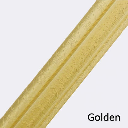Adhesive Environmental Protection 3D Wall Edging Strip (7.55 FEET/ROLL)