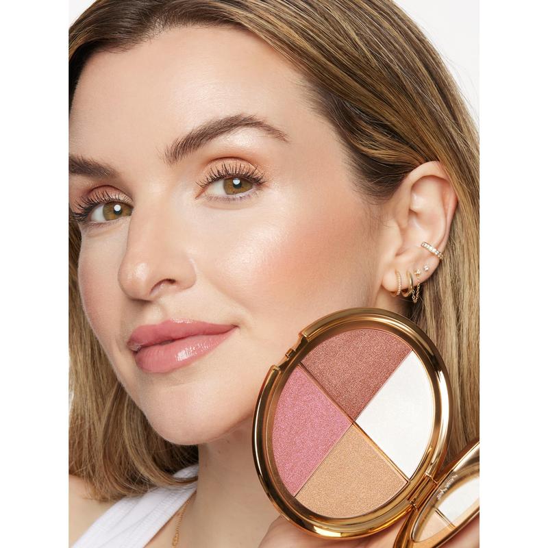 🌺Last 3 hours 60% off⏰eye & cheek palette - eyeshadow and highlighter makeup (with Detachable Brush)