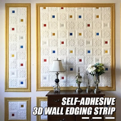 Adhesive Environmental Protection 3D Wall Edging Strip (7.55 FEET/ROLL)