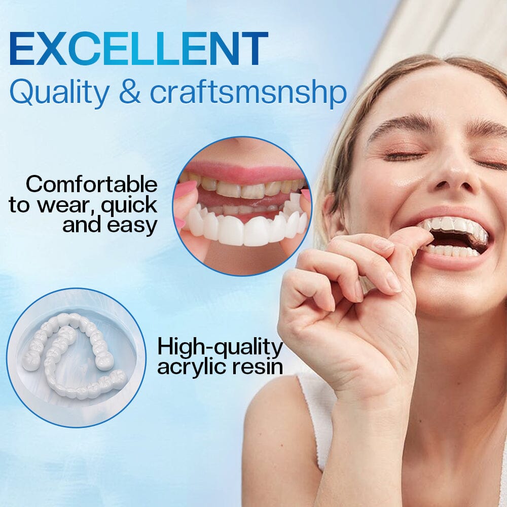 🏆 Smileasego™ Moldable Dentures – The Choice of Professionals for Natural Beauty & Comfort