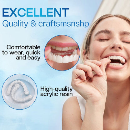 🏆 Smileasego™ Moldable Dentures – The Choice of Professionals for Natural Beauty & Comfort