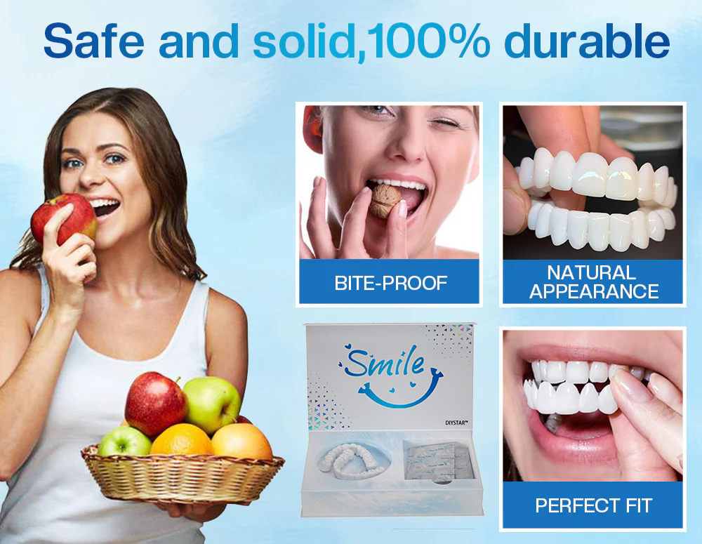 🏆 Smileasego™ Moldable Dentures – The Choice of Professionals for Natural Beauty & Comfort