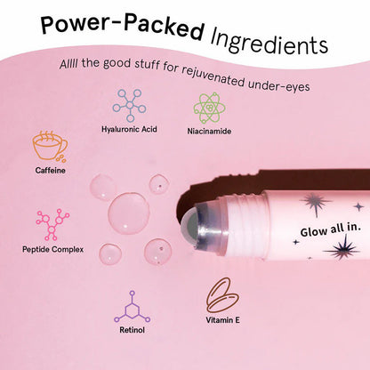 Newyuo™ De-Puffing Eye Roller, Eye Serum for Puffiness, Fine lines & Dark Circles